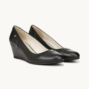 NWB LifeStride Dreams Wedge Heirloom Pump Black Size 6 1/2